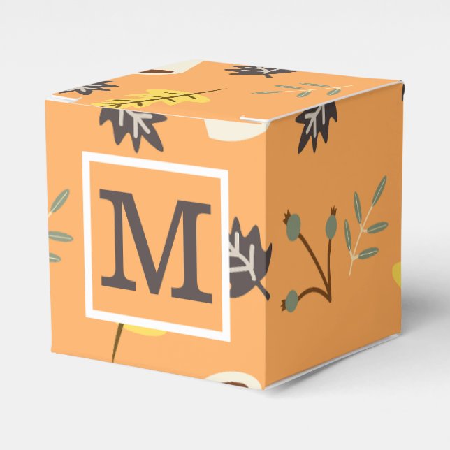 Personalized Fall Favor Box (Front Side)