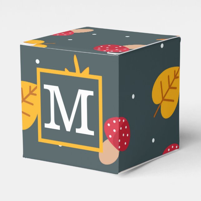 Personalized Fall Favor Box (Front Side)