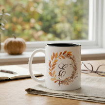 Personalized Fall Foliage Monogram