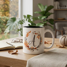 Personalized Fall Foliage Monogram