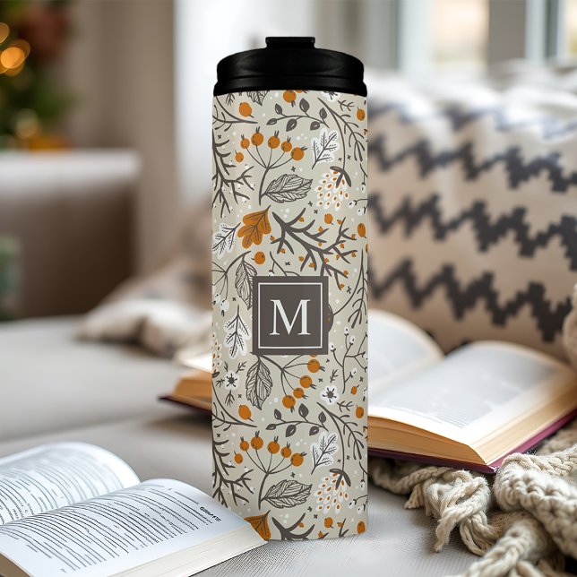 Personalized Fall Foliage Thermal Tumbler (Creator Uploaded)