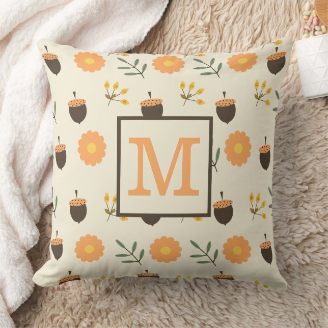 Personalized Fall Throw Pillow (Blanket)