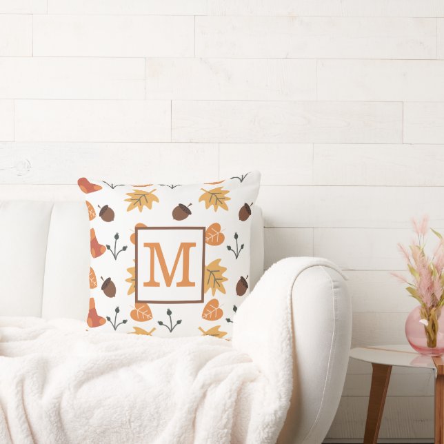 Personalized Fall Throw Pillow (Couch)