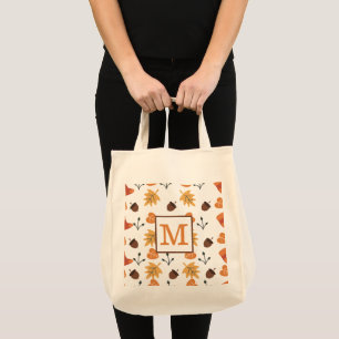 Personalized Fall Tote Bag