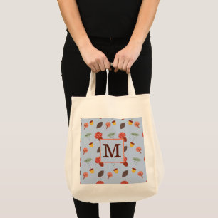 Personalized Fall Tote Bag