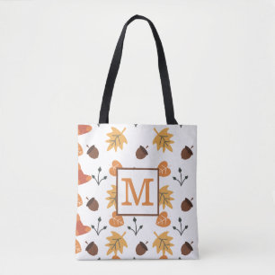 Personalized Fall Tote Bag