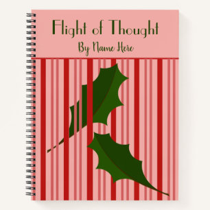 Personalized Falling Leaves, Red Fence Journal