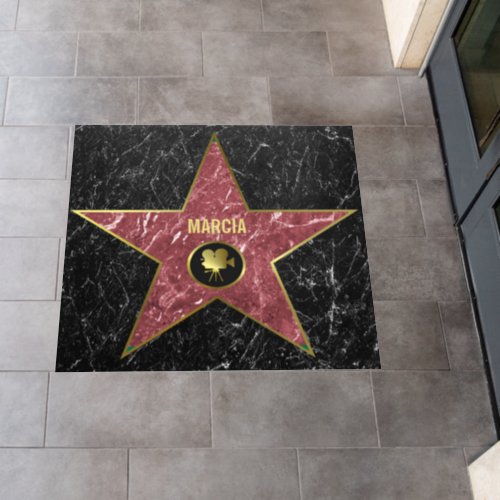 Personalized Fame Star Floor Decal