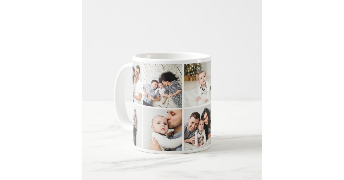 Customized Mug With Photos, Personalized Family Coffee Mug, Custom Family  Mug, Family Coffee Cup Design For Birthday, Custom With Photo Collage 