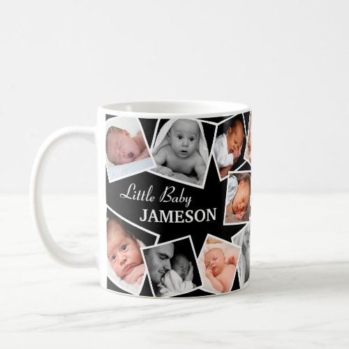 Personalized Family 17 Photo Collage Coffee Mug