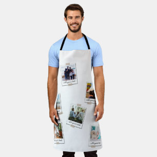 Personalized Family 6 Photo Custom Collage Apron
