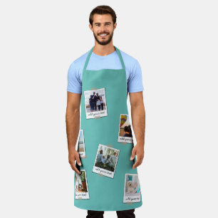 Personalized Family 6 Photo Custom Collage Apron