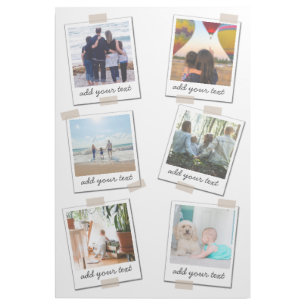 Personalized Family 6 Photo Custom Collage Gallery Wrap