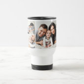 Personalized Family 7 Photo Collage Travel Mug (Center)