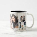 Personalized Family 7 Photo Collage Two-Tone Coffee Mug<br><div class="desc">Custom printed travel coffee mugs personalized with your family photos. This design template has space for 7 square Instagram photos. Use the design tools to change the background color, add more photos, move things around and add your own custom text to create a unique one of a kind gift for...</div>