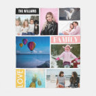 Personalized Family 8 Photo Collage Named