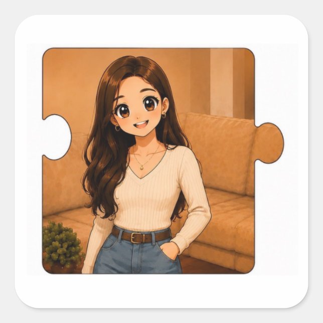 Personalized Family Aesthetic Stickers (Front)