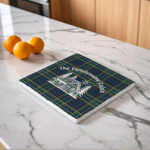 Personalized Family Cabin Plaid Trivet