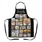 Personalized FAMILY CHEF 18 Photo Collage Black