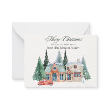 Personalized Family Christmas Card Custom Card