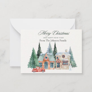 Personalized Family Christmas Card Custom Card