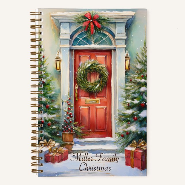 Personalized Family Christmas Journal (Front)