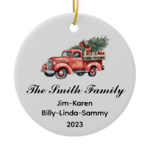 Personalized Family Christmas Keepsake