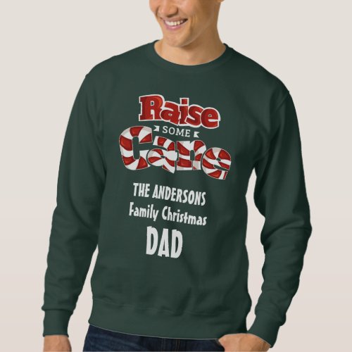 Personalized Family Christmas Matching Novelty Sweatshirt