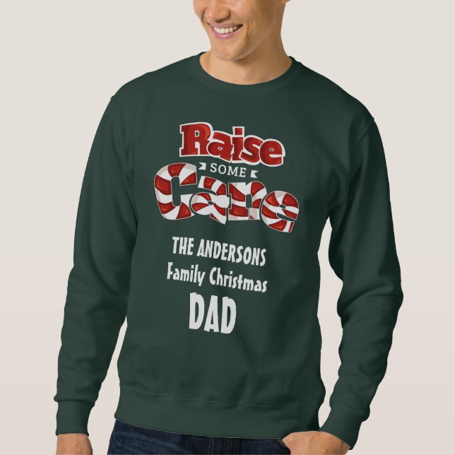 Personalized Family Christmas Matching Novelty Sweatshirt (Front)
