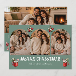 Personalized Family Christmas | Merry Christmas Holiday Card