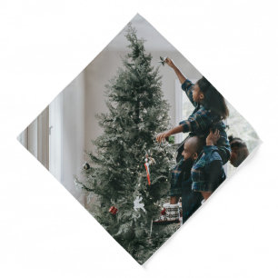 Personalized Family Christmas Photo  Bandana
