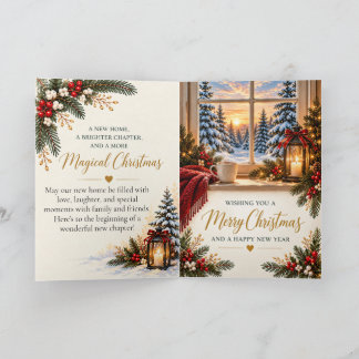 Personalized Family Christmas Photo Card | Elegant