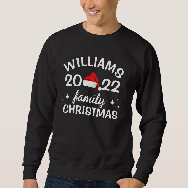 Personalized Family Christmas  Sweatshirt (Front)