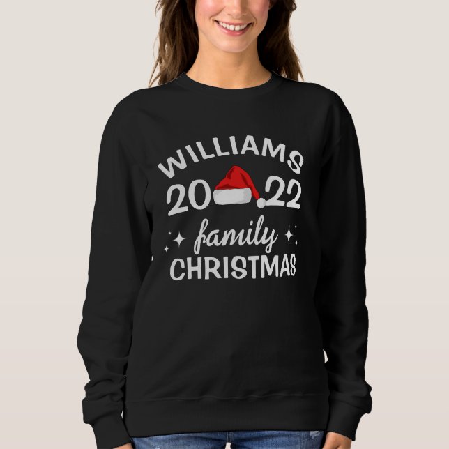 Personalized Family Christmas  Sweatshirt (Front)