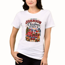 Personalized Family Christmas T-Shirt