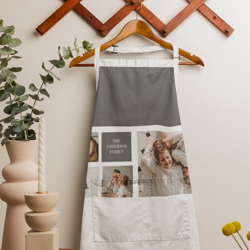 Personalized Family Collage Apron