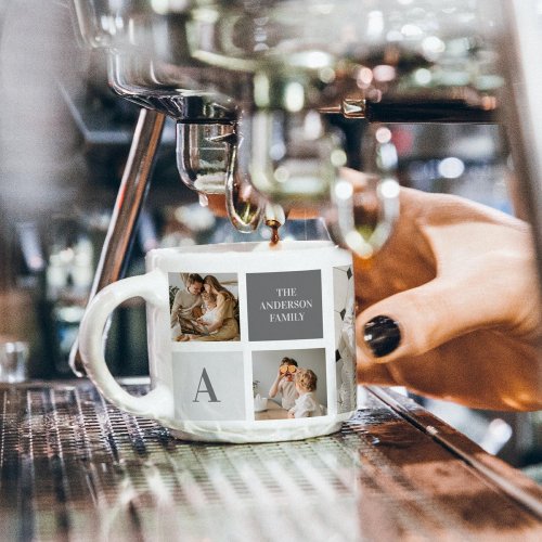 Personalized Family Collage Gift Espresso Cup