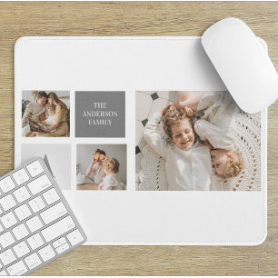 Personalized Family Collage Gift Mouse Pad