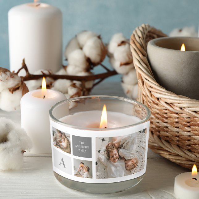  Personalized Family Collage Gift Rectangular Sticker (Creator Uploaded)