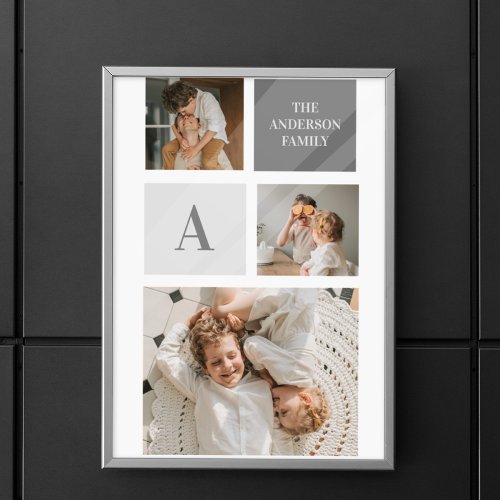 Personalized Family Collage Poster
