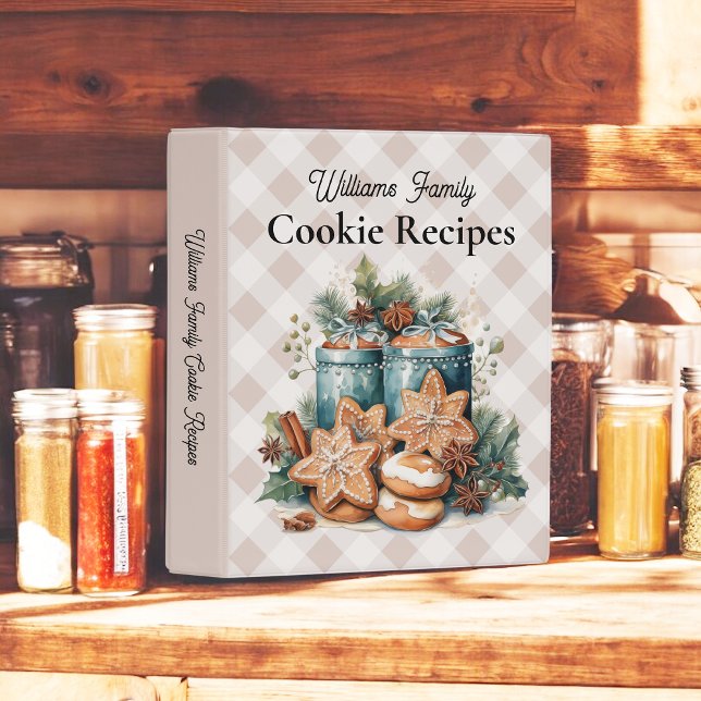 Personalized Family Cookie Recipes with Name Mini Binder (Creator Uploaded)