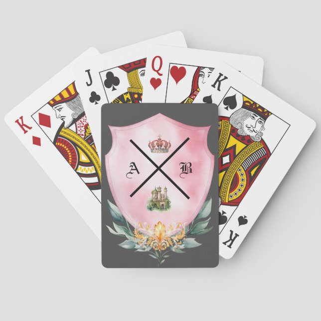 Personalized Family Crest Playing Cards (Back)