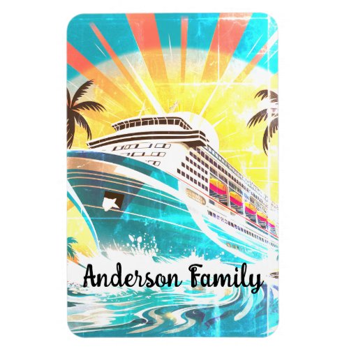 Personalized Family Cruise Magnet