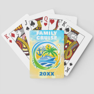 Personalized Family Cruise Playing Cards
