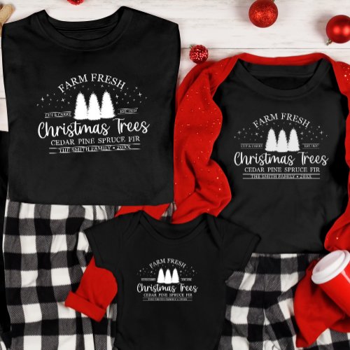 Personalized Family Custom Name Matching Christmas T_Shirt