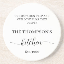 Personalized Family Deep Root and Love Kitchen