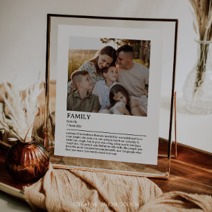 Personalized Family Definition Quote Wall Art