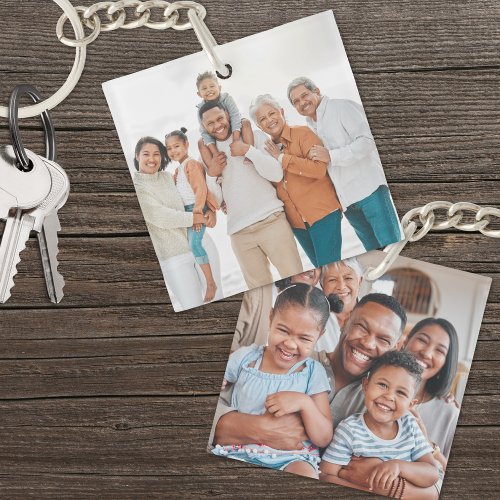 Personalized Family Double Sided Two Photo