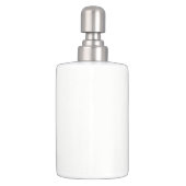 Personalized Family Established - Name & Initial - Soap Dispenser And Toothbrush Holder (Back)