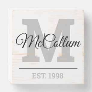 Personalized Family Established Sign